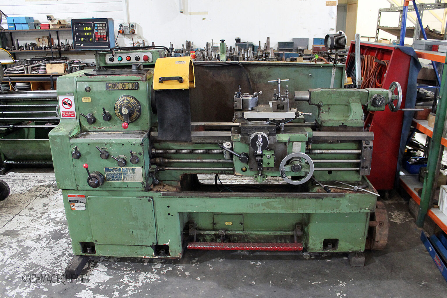 Whacheon WL-435 Centre lathe (415V) – Stock # 3737 - Newmac Equipment